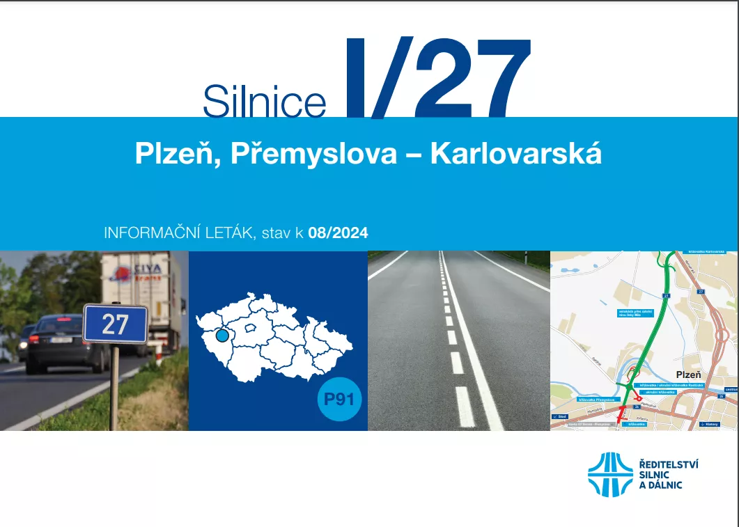 Informační leták - Plzeň, Přemyslova - Karlovarská (1,3 km)