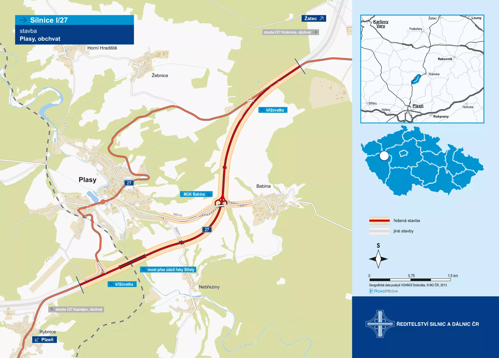 Plasy, obchvat  (6,1 km)