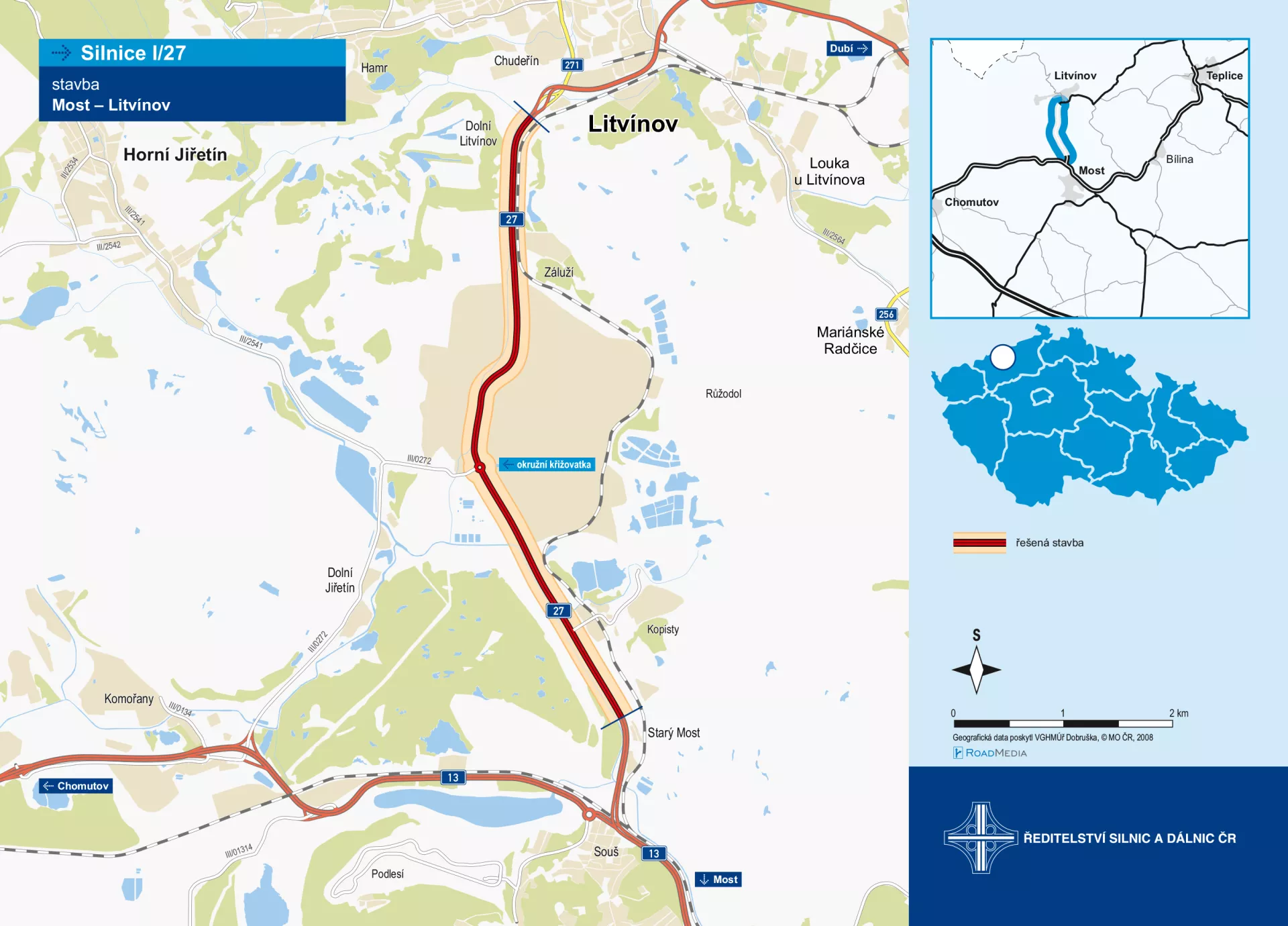 Most - Litvínov (6,9 km)