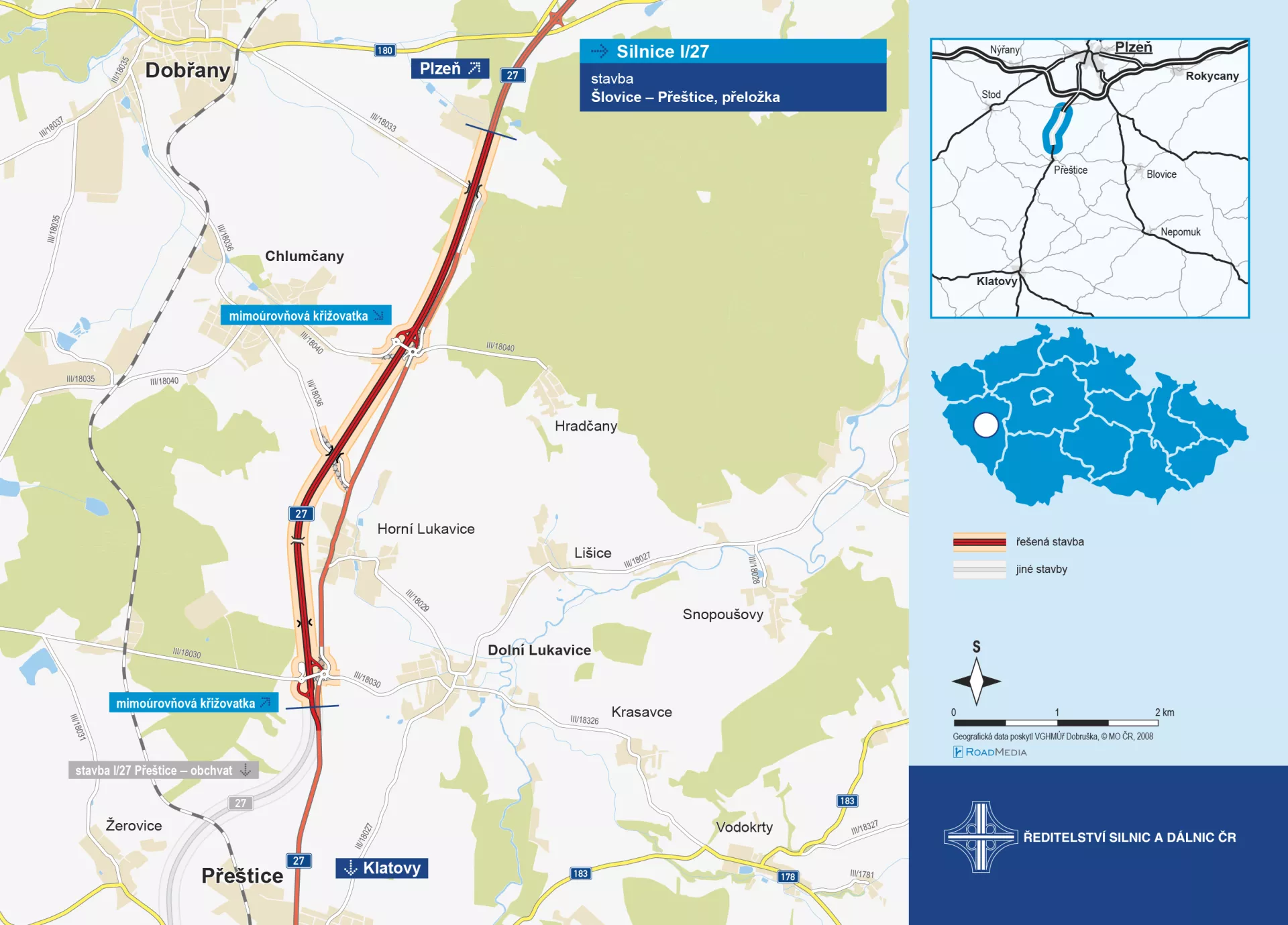 Šlovice - Přeštice, přeložka (6,1 km)